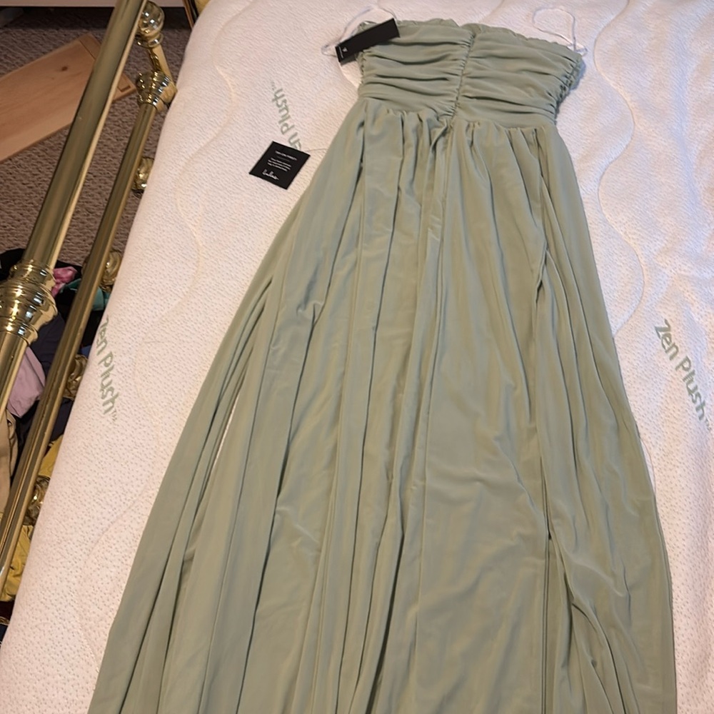 Lulus NWT Strapless Full Length Dress - Picture 7 of 11